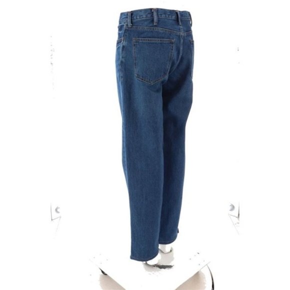 NWT LANDS' END SQUARE RIGGER MEN'S RELAXED FIT 5 POCKET MEDIUM WASH JEAN 42 - Picture 3 of 8
